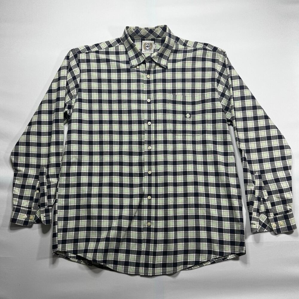 Cinch Men's Long Sleeve Multicolor Plaid Button Up Shirt - Size L*